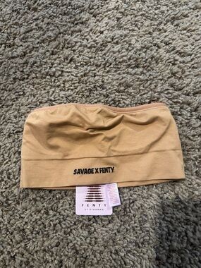 Savage X Fenty Tan Strapless Bandeau